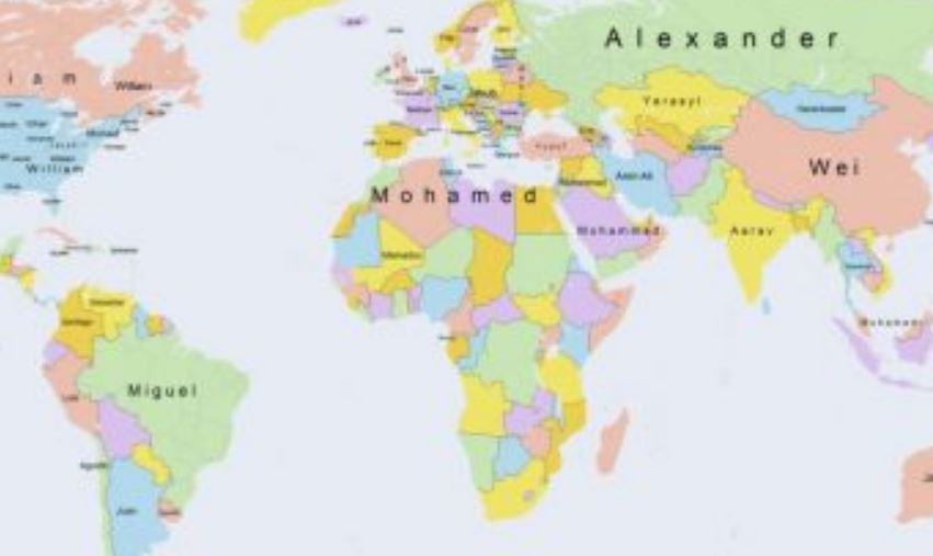 Qual è il nome più diffuso al mondo?