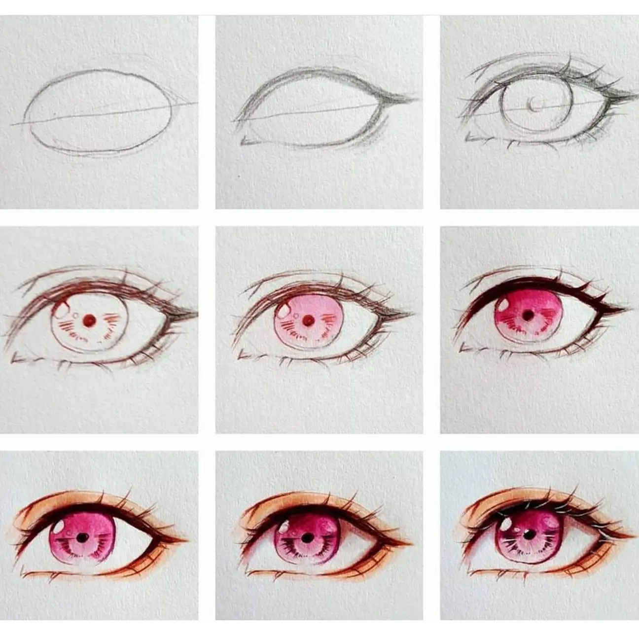 Istruzioni per Disegnare Occhi in Stile Anime