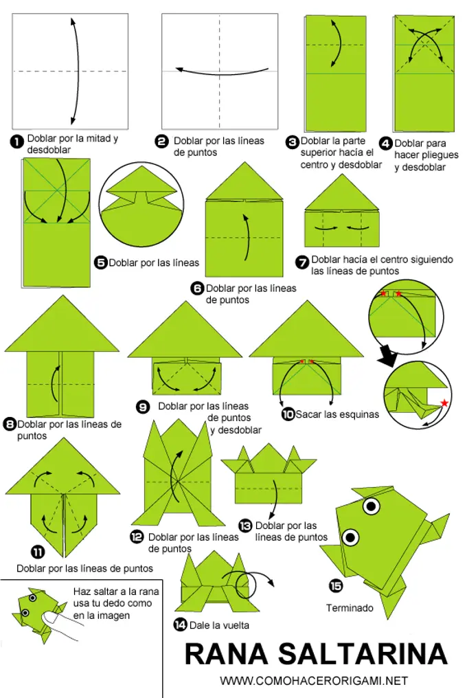 Come Costruire una Rana Origami che Salta con Successo