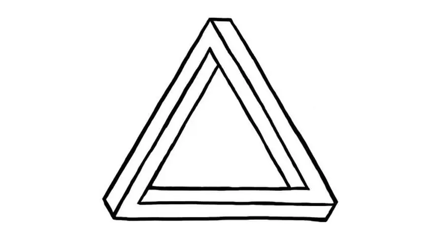 Passaggio 3: Connetti le linee parallele al centro del triangolo