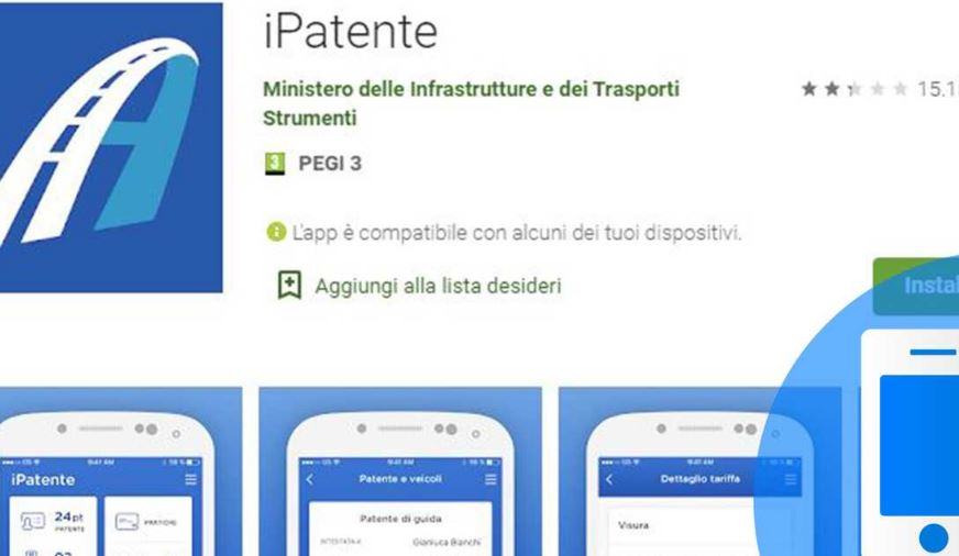Come accedere all'app iPatente?