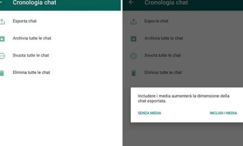 Come fare il download di una chat di WhatsApp?