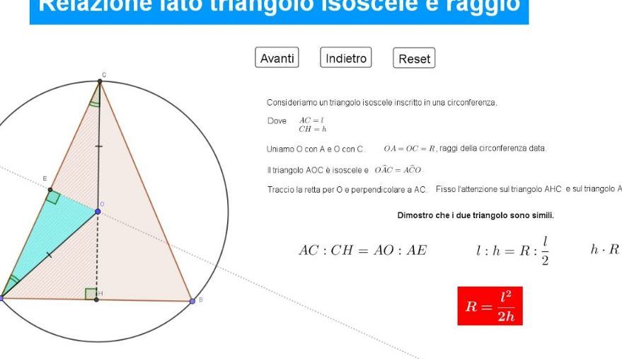 Come trovare il centro di una circonferenza circoscritta in un triangolo?