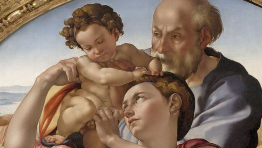 In quale occasione Raffaello ha visto la pittura di Michelangelo?