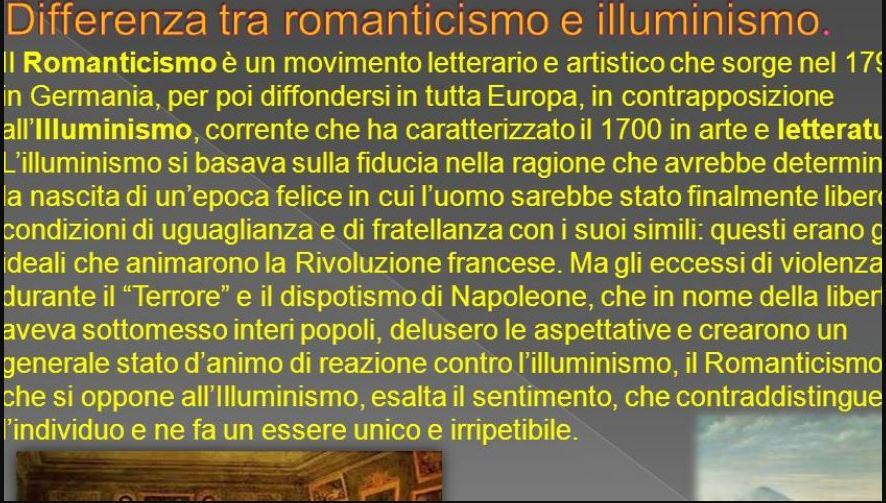 Perché il romanticismo si contrappone all'illuminismo?