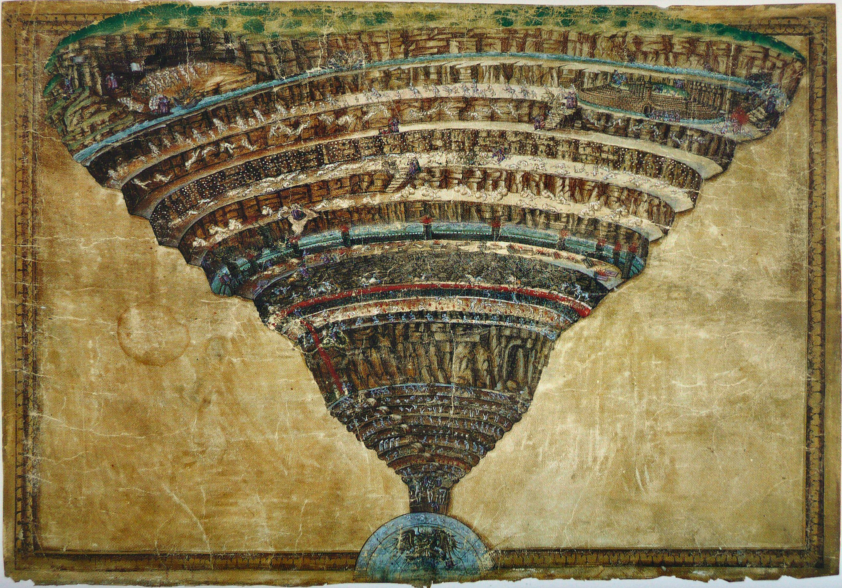 Sandro Botticelli La Carte6 de lEnfer
