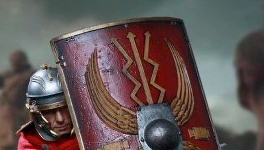 Soldati romani con scudi?