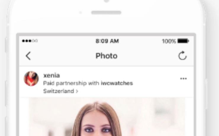 Cosa significa partnership pubblicizzata su instagram?