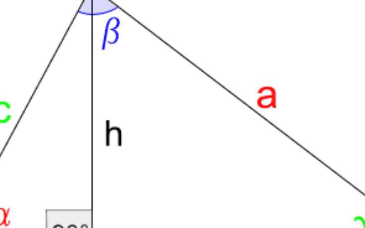 Come si calcola il limitazione e anche allo stesso modo l'area del triangolo?