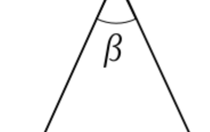 Quanto valgono gli angoli alla sede dell'azienda singolo principale attraverso un triangolo isoscele?