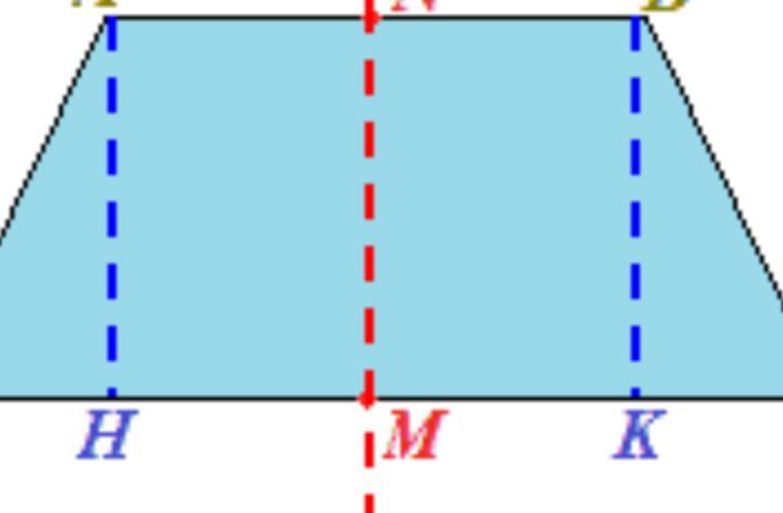 Come si calcola la proiezione del lato obliquo sulla base significativo del trapezio rettangolo?