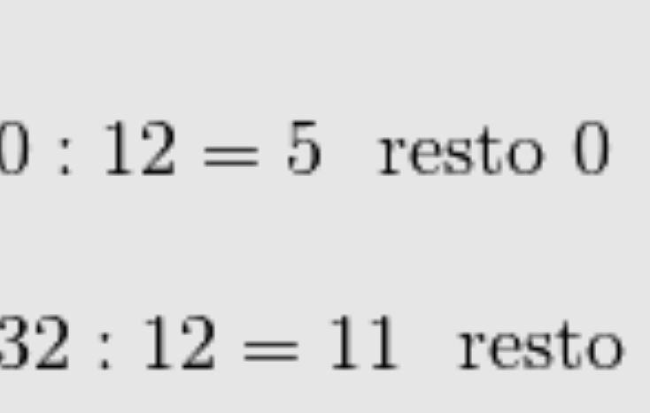 Quali sono i multipli di 12 e 15?
