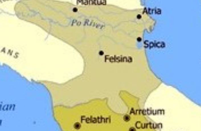In quale parte del territorio si concentrano le città dell Etruria?