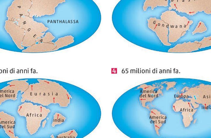 Quali sono i requisito minuto cui le terre emerse sono suddivise proprio in continenti?