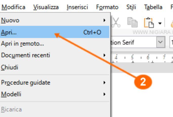 Come modificare un carta PDF attraverso LibreOffice?