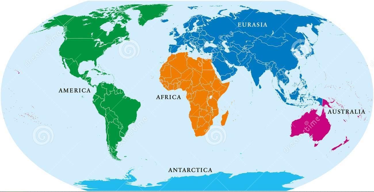 un mondo di cinque continenti mappa po53litica 119347146